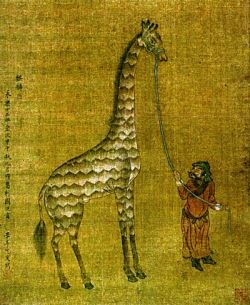 Chi Lin jako žirafa